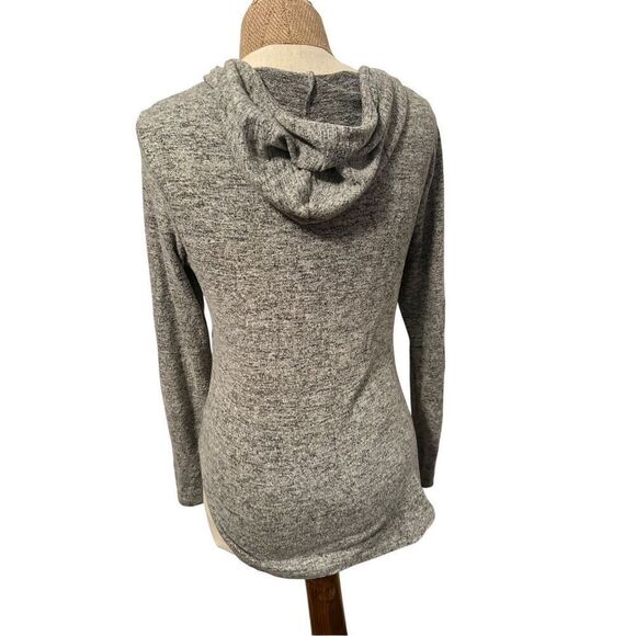 Bobeau hoodie brushed fabric sweatshirt sz XS grey - Picture 2 of 6